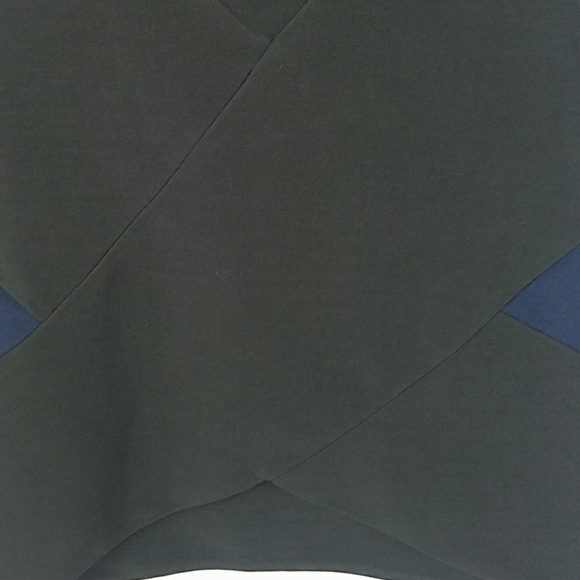 asos women 12 pencil skirt color block asymmetrica - Picture 2 of 4